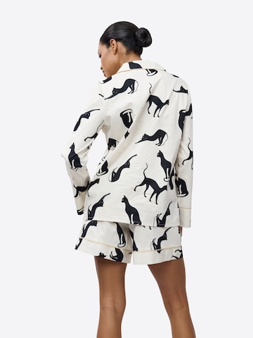 ARUELLE Pyjama in Weiß