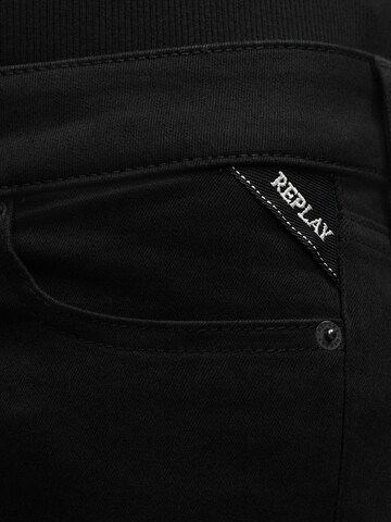 REPLAY Расклешенный Джинсы в Черный
