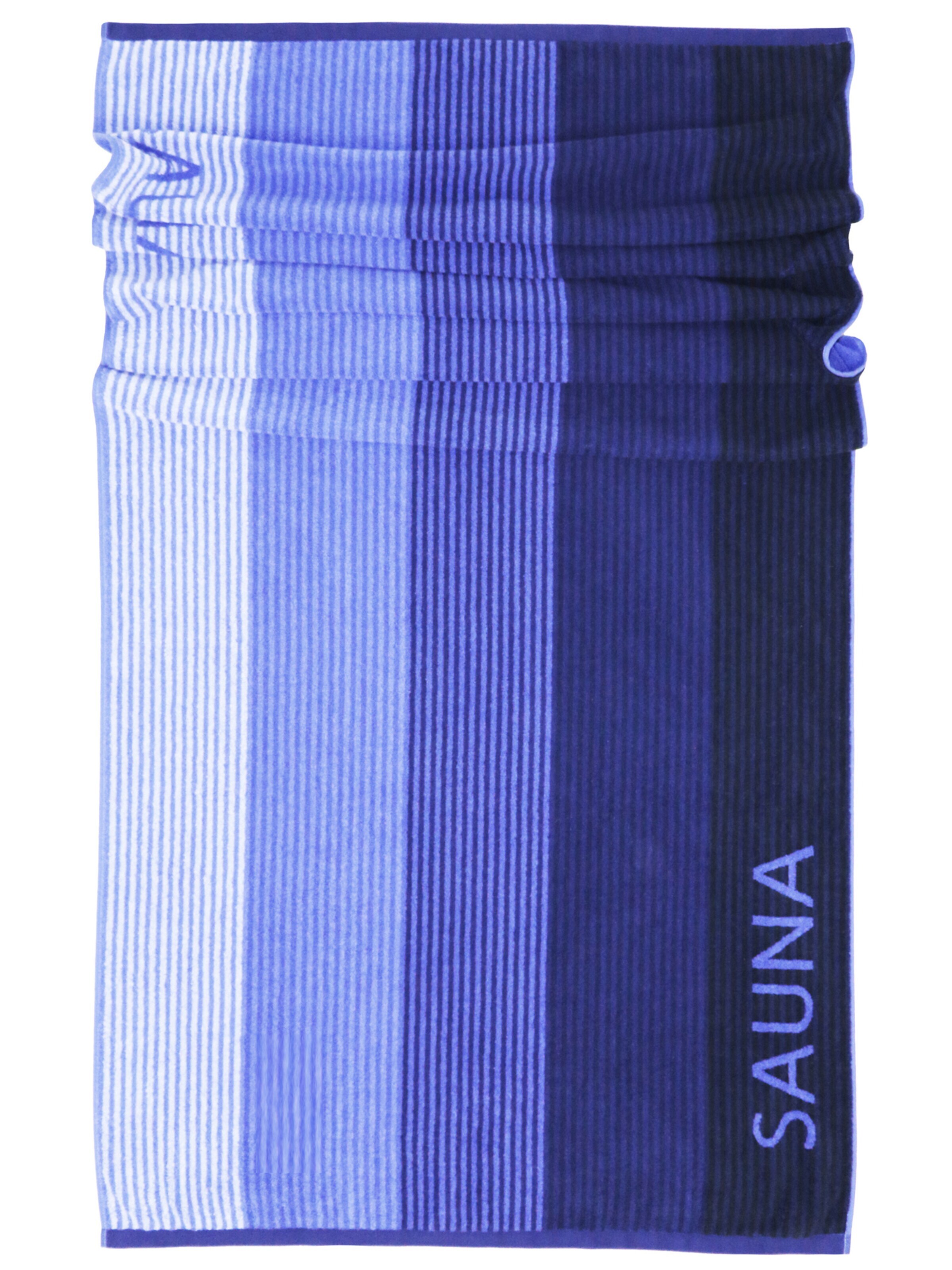 Lashuma Towel 'Helsinki' in Blue: front