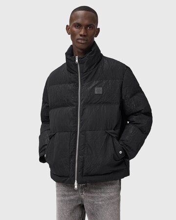 AllSaints Зимно яке в черно: отпред