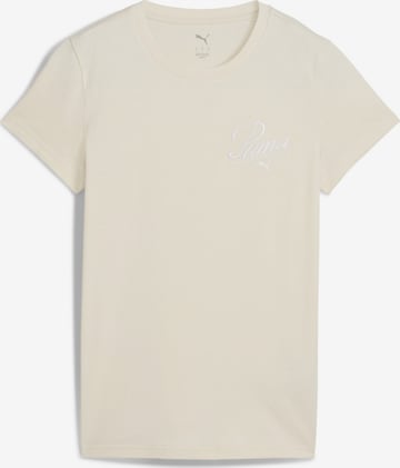 PUMA T-Shirt 'Ess' in Beige: Vorderseite
