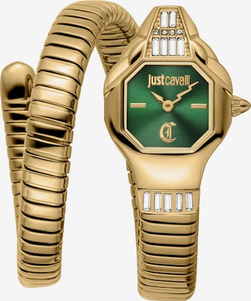 Just Cavalli Time Analoguhr in Gold: Vorderseite