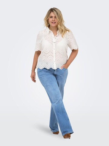 Wide Leg Jean ONLY Carmakoma en bleu