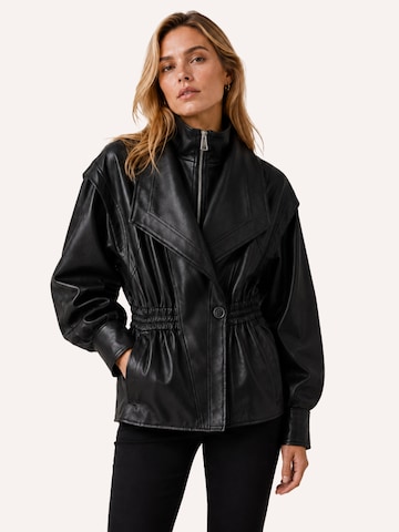 Veste mi-saison MEETWEE en noir