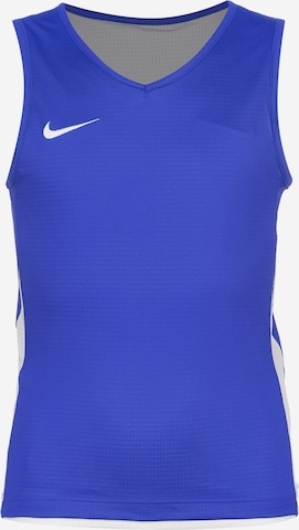 T-Shirt fonctionnel NIKE en bleu : devant