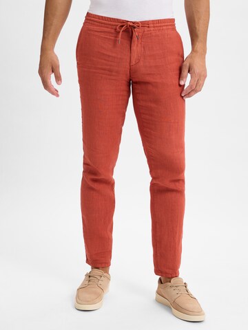 Alberto Regular Pants 'House' in Orange: front