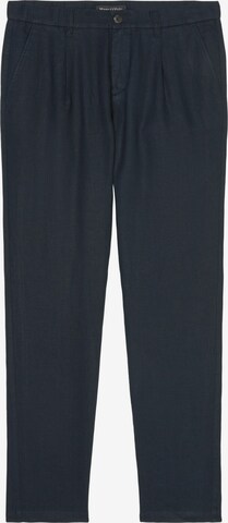 Marc O'Polo Pleat-Front Pants in Blue: front