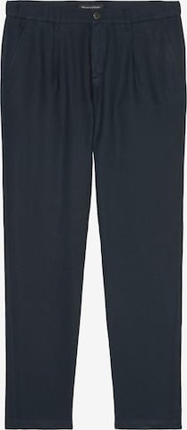 Marc O'Polo Pleat-Front Pants in Blue: front