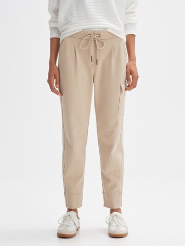 Effilé Pantalon à pince 'Ersima' OPUS en beige : devant