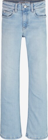 Calvin Klein Jeans Flared Jeans in Blauw: voorkant