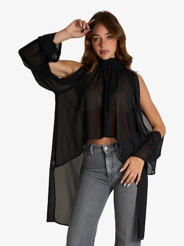 Camicia da donna di Jijil in nero: frontale