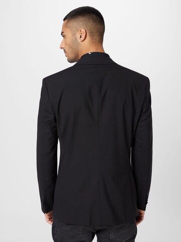 BOSS Slim fit Business blazer 'Huge' in Black