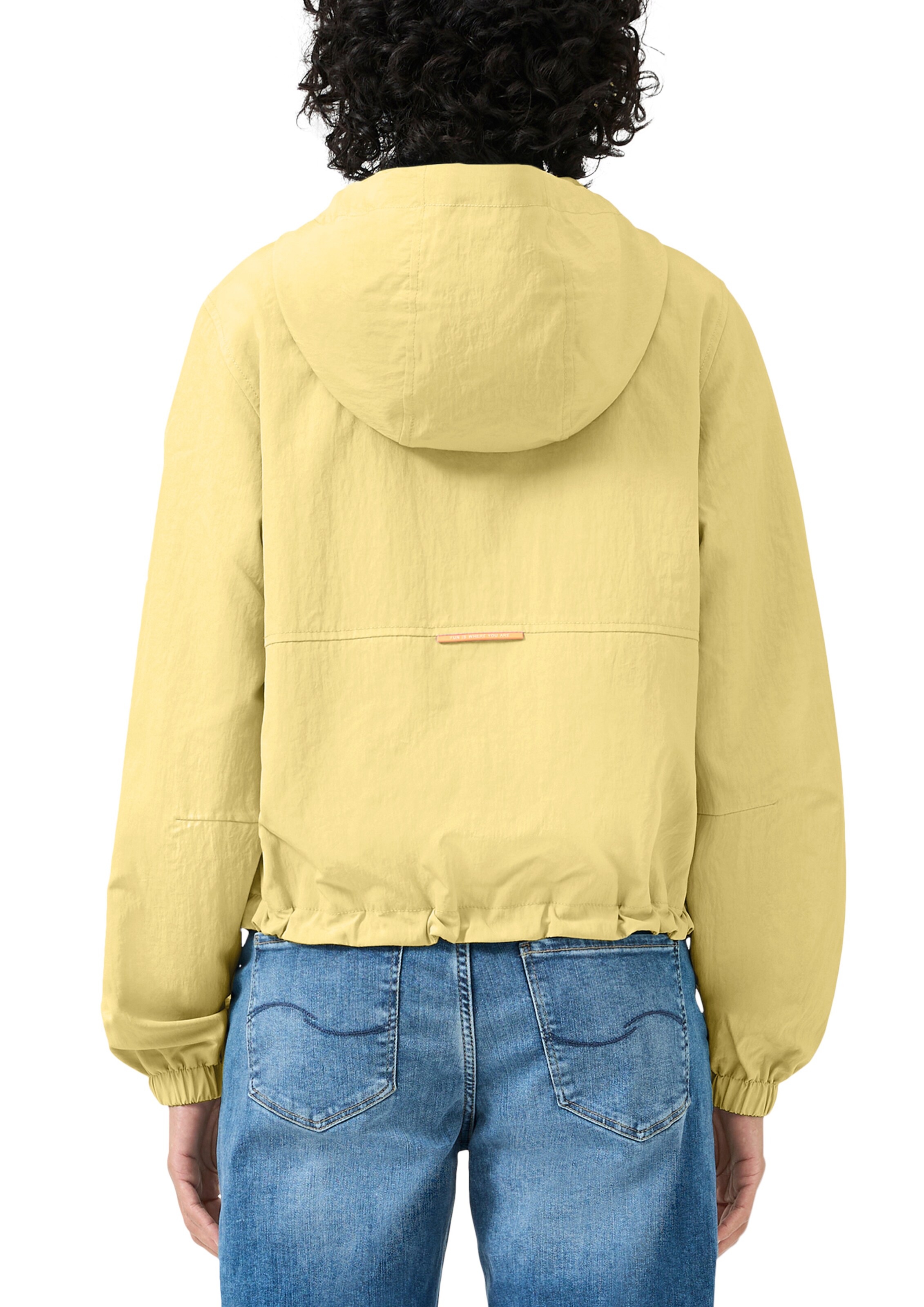 Veste mi-saison QS en jaune