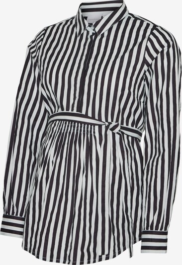 MAMALICIOUS Blouse 'Leticia' in de kleur Zwart / Wit, Productweergave