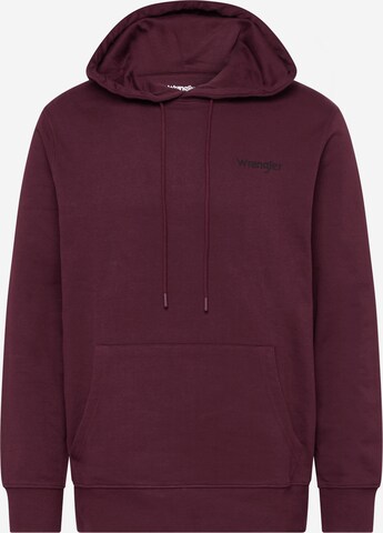 WRANGLER Sweatshirt in Purple: front