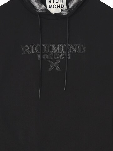 John Richmond Sweatshirt 'Contrast Hood' in Black