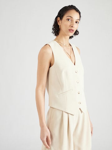 ABOUT YOU x Iconic by Tatiana Kucharova Suit Vest in Beige: front