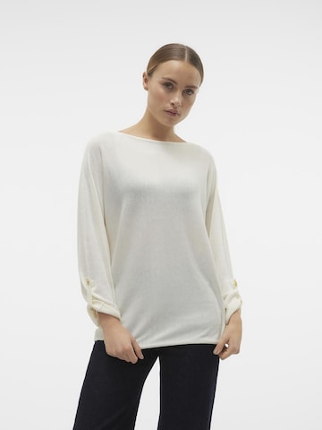 VERO MODA Sweater in White: front
