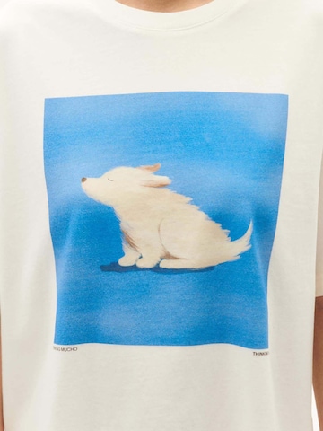 Thinking MU T-Shirt 'Lucia' (GOTS) in Weiß