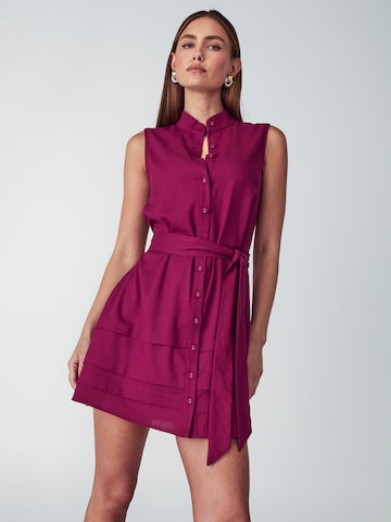 Willa Dress 'Justice' in Red: front