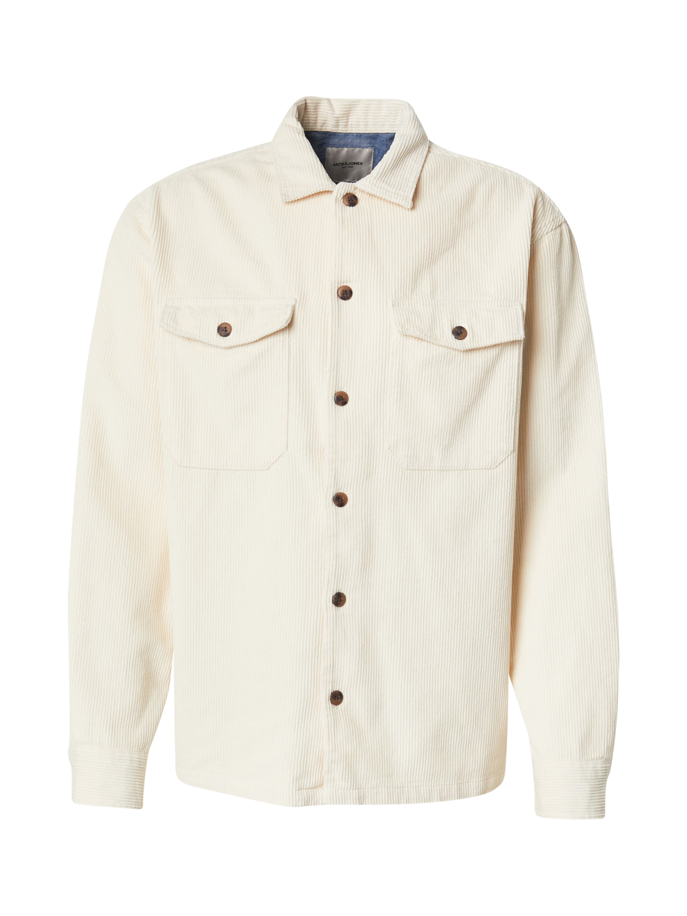 JACK & JONES - Ajuste regular Camisa 'JWHEDDIE' en beige: frente