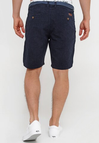 INDICODE JEANS Regular Chino Pants in Blue