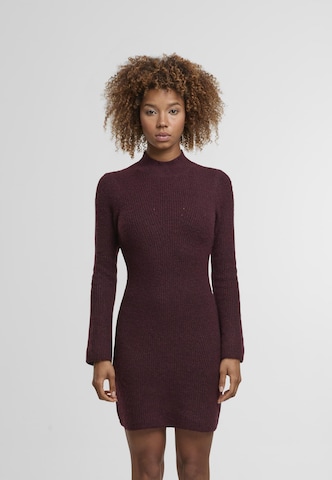 Noisy may Knitted dress 'NMNola' in Red: front