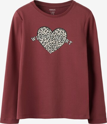 NAME IT Shirt 'NKFVIX' in Rot: Vorderseite