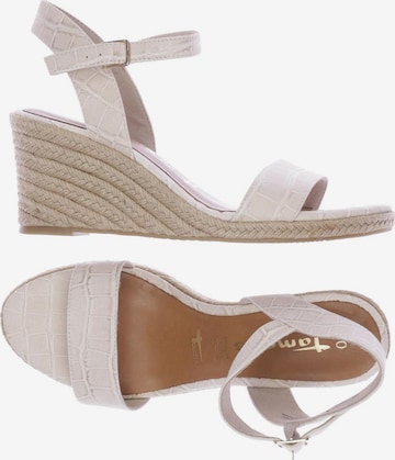 TAMARIS Sandals & High-Heeled Sandals in 40 in White: front