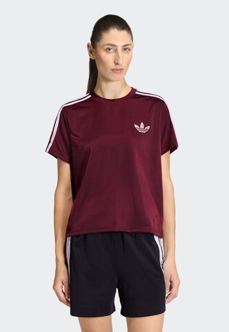 T-shirt 'Firebird' ADIDAS ORIGINALS en rouge : devant