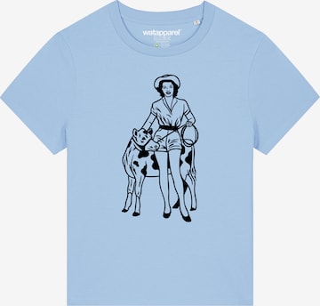 Maglietta 'Cowgirl' di Watapparel in blu: frontale