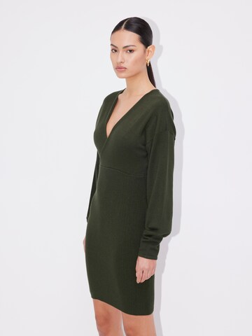 LeGer by Lena Gercke Knit dress 'Thalke' in Green