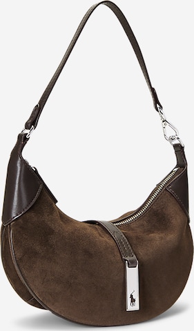 Polo Ralph Lauren Чанта за през рамо в кафяво: отпред