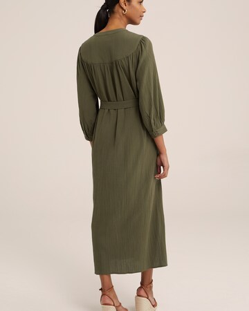 WE Fashion Shirt Dress in Green