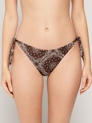 Tezenis Bikini Bottoms 'Country Vibe' in Brown: front
