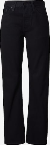 juoda WEEKDAY Standartinis Džinsai 'ORBIT': priekis