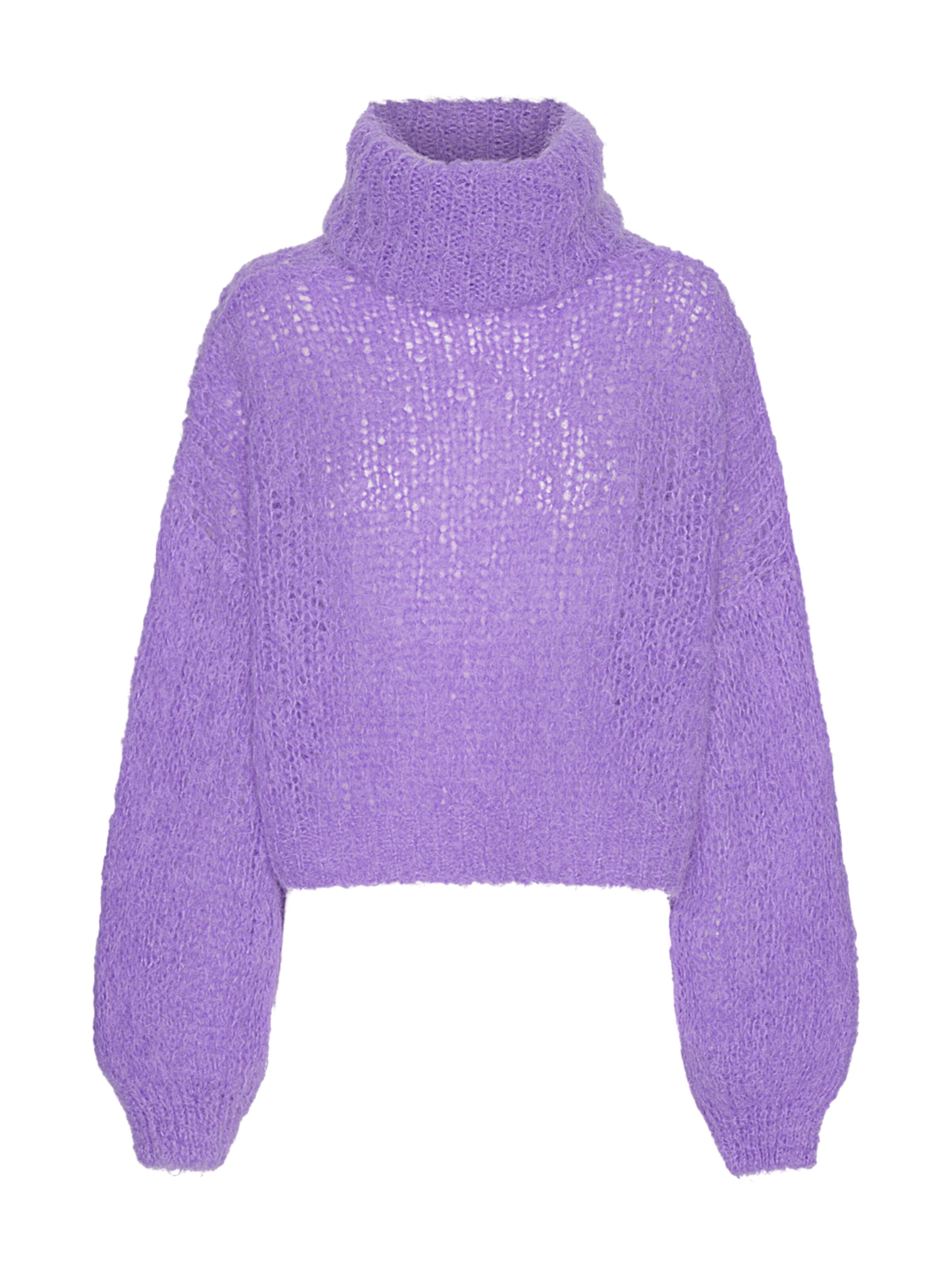 americandreams Oversizepullover 'Pepper'‌‌ in Lila: Vorderseite