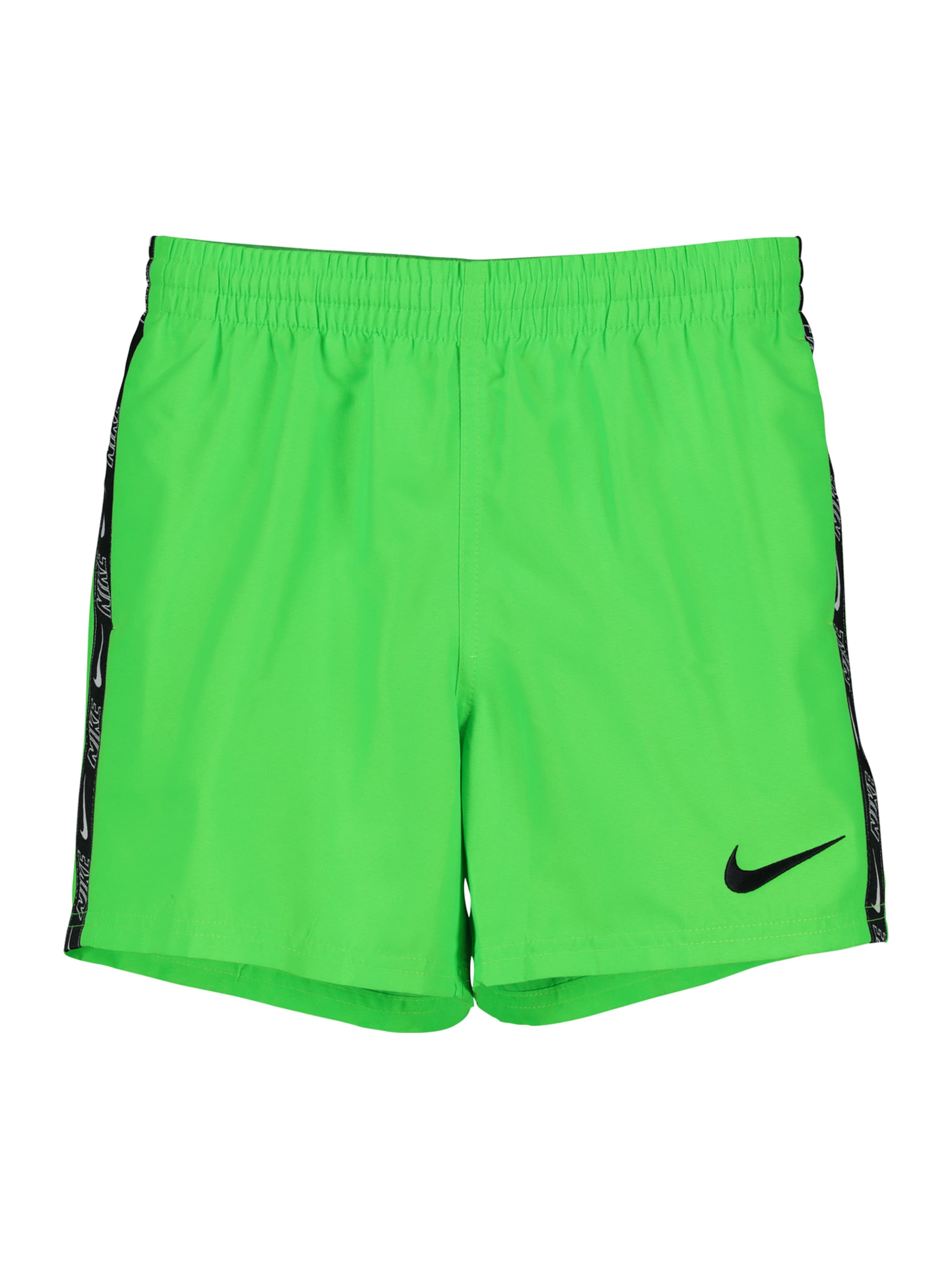Nike Swim Board Shorts Logo Tape Lap 4 inch in Neon Green ABOUT YOU