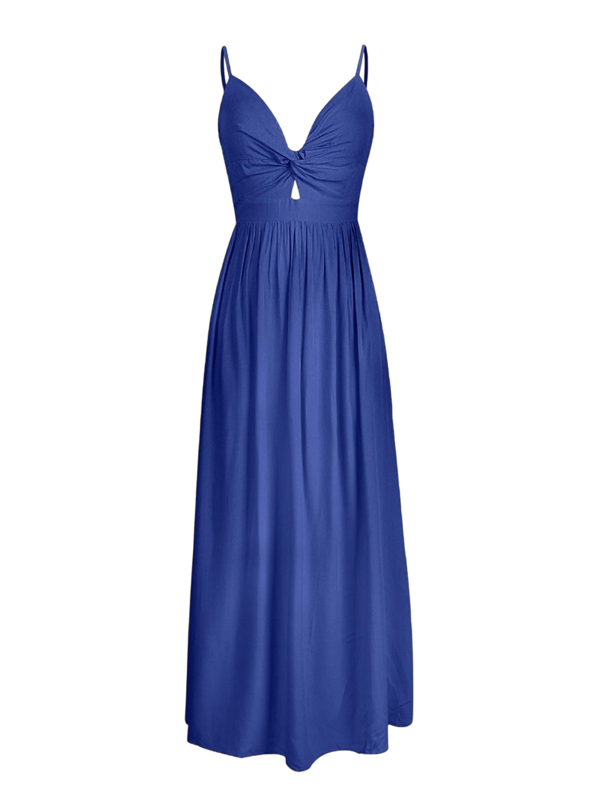 Cupshe Beach Dress in Blue: front