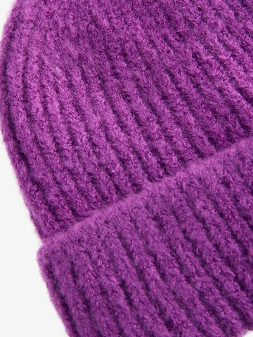 Next Beanie in Purple