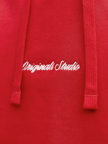 JACK & JONES Sweatshirt 'JORNorrebro' i rød