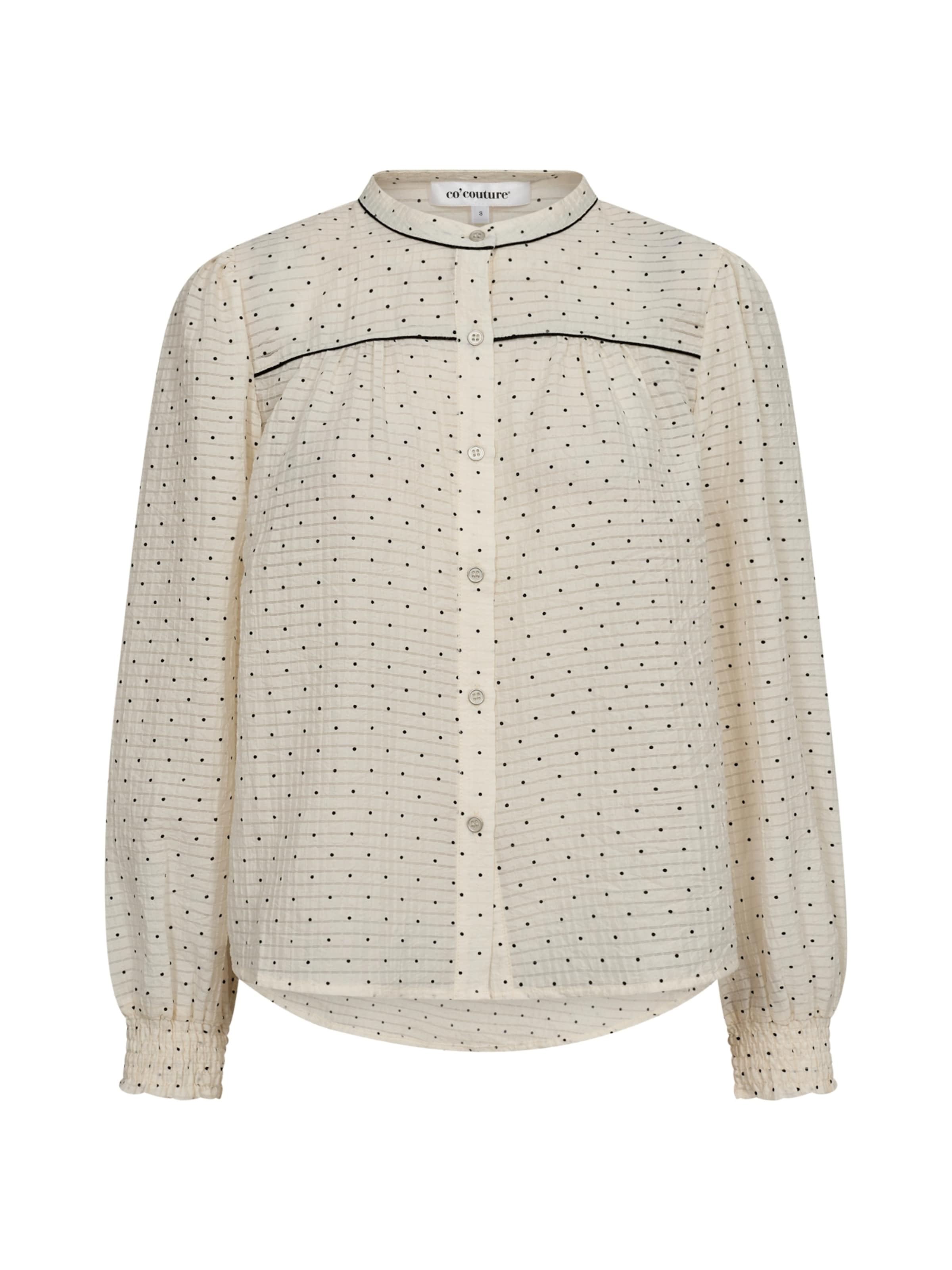 Chemisier 'Francisca' co'couture en blanc : devant