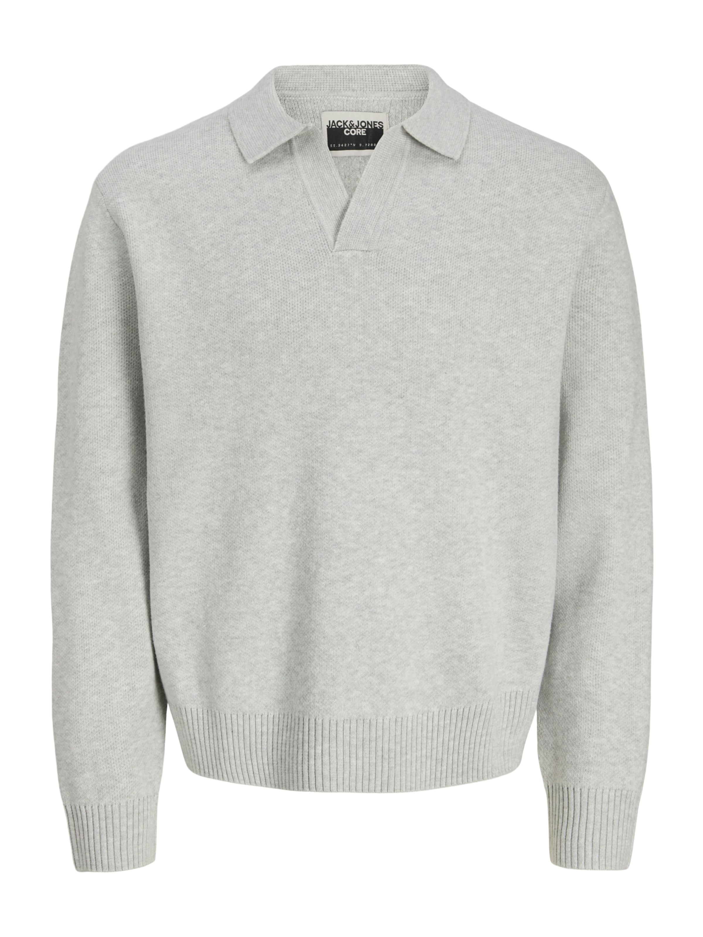 Pull-over JACK & JONES en gris : devant