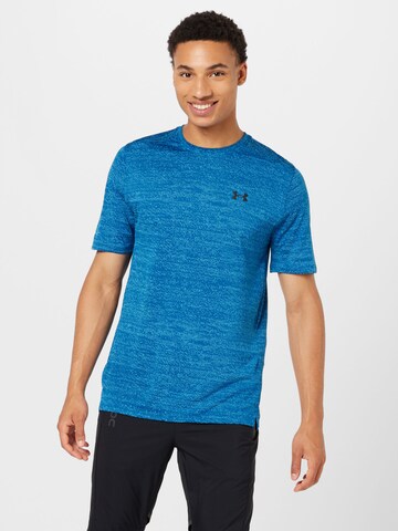 T-Shirt fonctionnel 'Tech Vent' UNDER ARMOUR en bleu : devant