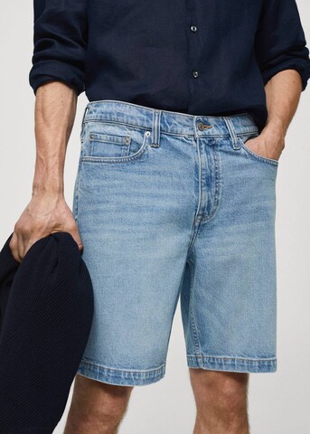 MANGO MAN Regular Jeans in Blau