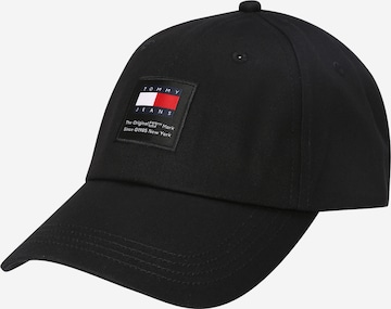 Casquette Tommy Jeans en noir : devant