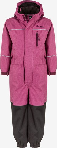 Graffiti Regenanzug 'Jupiter Melange Coverall W-PRO' in Pink: predná strana