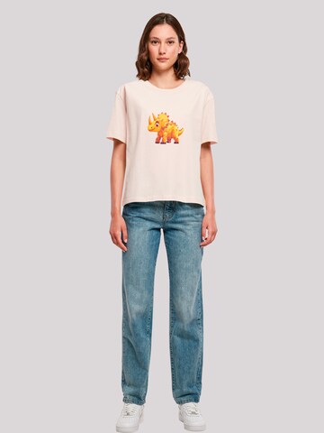 F4NT4STIC Shirt 'Süßer Triceratops Dinosaurier' in Pink