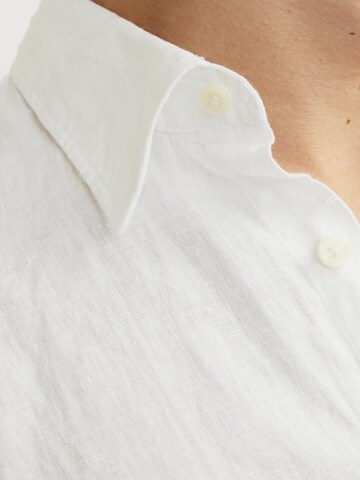 JACK & JONES Regularny krój Koszula 'Lawrence' w kolorze biały