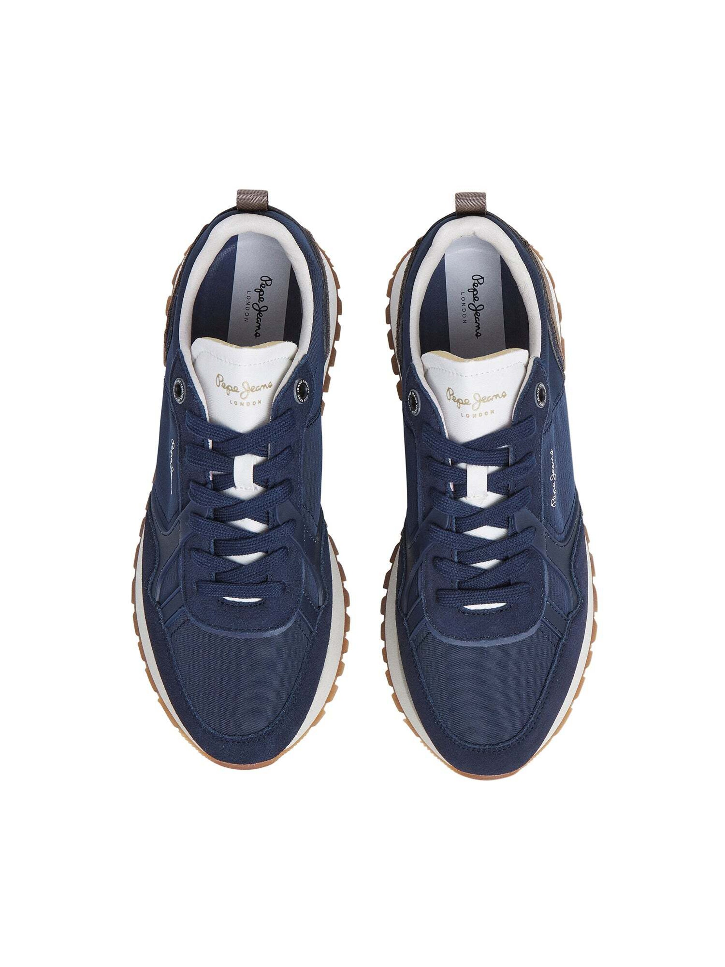 Pepe Jeans Platform trainers 'Ari Club' in Blue